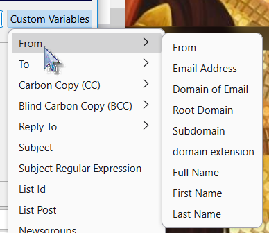 custom template editor
