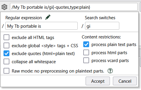 regex panel