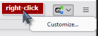 customize toolbar